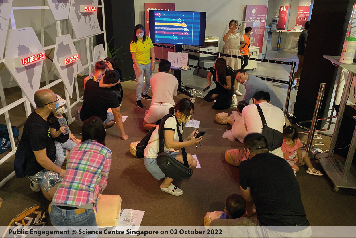Photo of DARE public engagement at Science Centre Singapore on 2 October 2022.